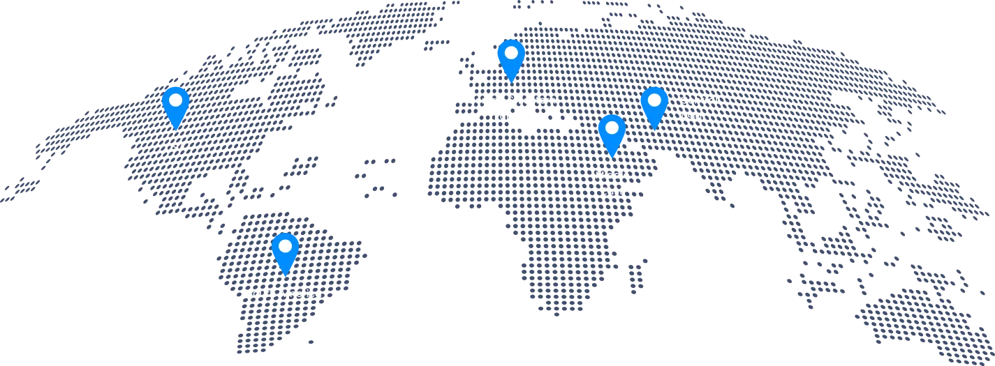 World Map of Dynasphere Technologies
